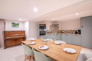 Kuchyň nebo kuchyňský kout v ubytování La Terrasse du Buchet + 9 fotografií