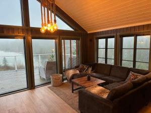 Χώρος καθιστικού στο Libehi Panorama