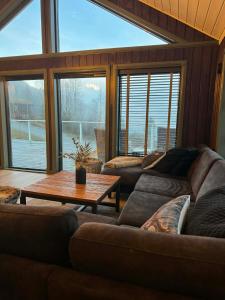 Χώρος καθιστικού στο Libehi Panorama