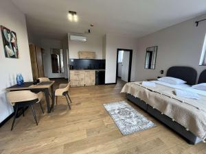 Η κουζίνα ή μικρή κουζίνα στο K2 Loft apartHotel +99 φωτογραφίες
