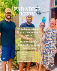 Επισκέπτες που μένουν στο Paradise View