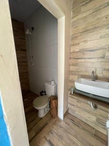 Koupelna v ubytování Emanuel Paraíso da Pesca