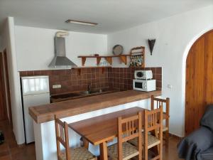 Køkken eller tekøkken på Apartamento con terraza