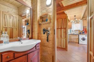 Køkken eller tekøkken på Chalet la montagne numero 10 + 29 billeder