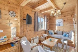 Et tv og/eller underholdning på Chalet la montagne numero 10