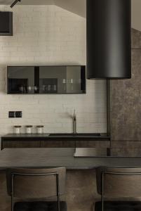 Kuchyň nebo kuchyňský kout v ubytování The Lake Loft