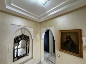 TV a/nebo společenská místnost v ubytování Dar Salma