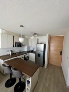 Køkken eller tekøkken på Depto 2D 2B cercano a la playa