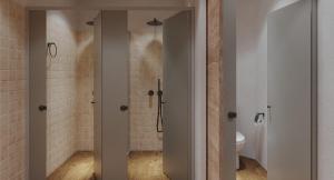 Koupelna v ubytování My Rooms Hostel Las Salas by My Rooms Hotels - Albergue