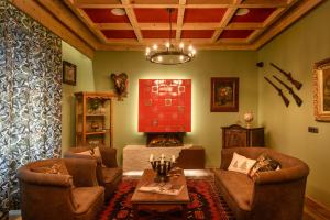 Posezení v ubytování Franz Apartments