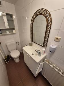 Koupelna v ubytování Studio équipé Brussels