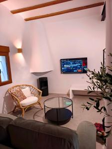 Et tv og/eller underholdning på Casa Abadía Boutique Stay