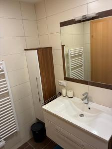 Koupelna v ubytování Haus Schreilechner