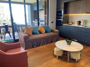 Et opholdsområde på Departamento con acceso directo a una playa exclusiva