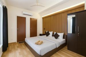 Postel nebo postele na pokoji v ubytování The Cozy Chapter