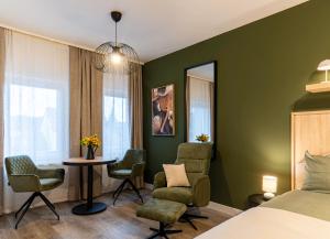 Et opholdsområde på be Apart Serviced Apartments