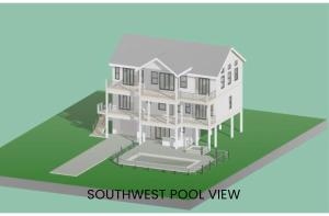 Bygningen som feriehuset ligger i