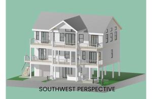 Bygningen som feriehuset ligger i