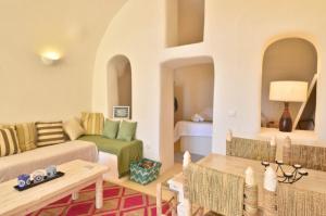 Posezení v ubytování Just Blue