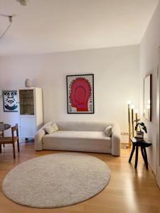 Posezení v ubytování Design apartment in Jugendstilvilla nähe Altstadt + 15 fotografií