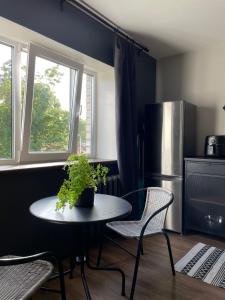 Kuchyň nebo kuchyňský kout v ubytování OMAa