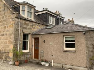 Bygningen som feriehuset ligger i