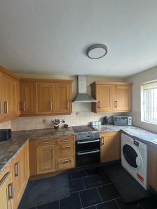 Kuchyň nebo kuchyňský kout v ubytování Master Size Beautiful Double room