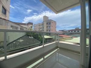 Balkón nebo terasa v ubytování Requinte e Conforto em Guarapari