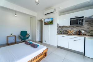 Kuchyň nebo kuchyňský kout v ubytování Studio Diamond