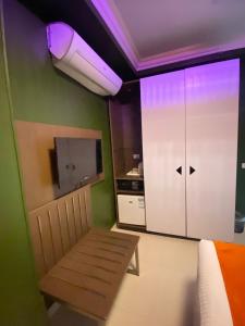 Kuchyň nebo kuchyňský kout v ubytování Nile Plaza Suites