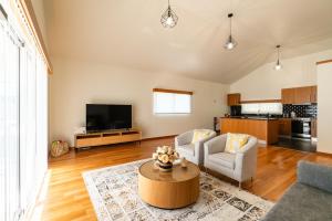 Køkken eller tekøkken på Rosas House, private house with jacuzzi and BBQ