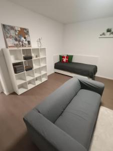 Posezení v ubytování Specious Apartment in Downtown