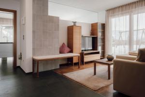 Η κουζίνα ή μικρή κουζίνα στο Kronsun Percha