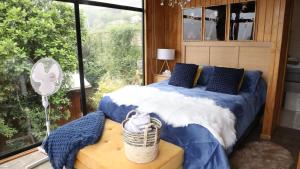 Ένα ή περισσότερα κρεβάτια σε δωμάτιο στο ElparaisodelmarQuidico