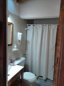 Koupelna v ubytování La Montaña B&B