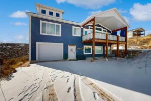 Bygningen som feriehuset ligger i