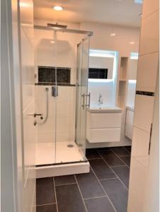 Koupelna v ubytování Leo2000