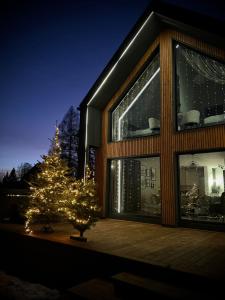 Bygningen som chaletet ligger i