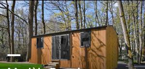 a tiny house in the middle of a forest at Tinny House in Offemont