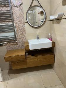 Koupelna v ubytování Stylish Flat Great View Spacious Modern Apartment