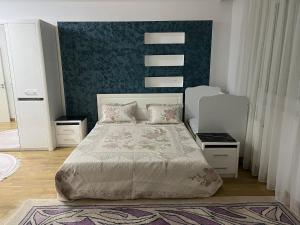 Postel nebo postele na pokoji v ubytování Stylish Flat Great View Spacious Modern Apartment