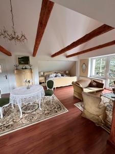 Posezení v ubytování Respire - przytulny dom z klimatem