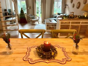 Posezení v ubytování Agapella Apartamenty- Sopot Cottage Ogród 400m od plaży 6 dorosłych i dzieci