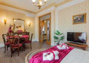 TV/trung tâm giải trí tại Dal Bigio in Piazzetta