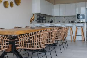 Kuchyň nebo kuchyňský kout v ubytování Malinor Villa