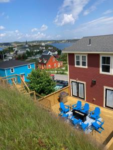 Bygningen som feriehuset ligger i