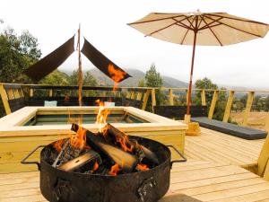 Naturlandskabet i nærheden af bed and breakfast-stedet