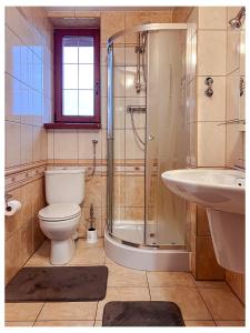 Ванная комната в Willa Wojtasiówka +28 фотографий