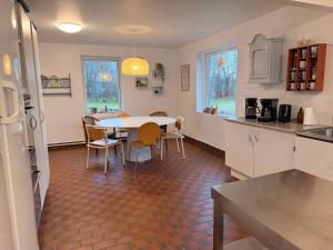 Kuchyň nebo kuchyňský kout v ubytování Guesthouse Hune