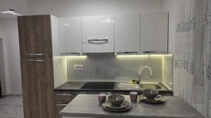 Køkken eller tekøkken på Blue Apartman + 12 billeder